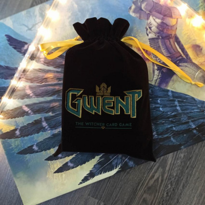 Настольная карточная игра Гвинт (Gwent The Witcher Card Game) в мешке + Дополнение