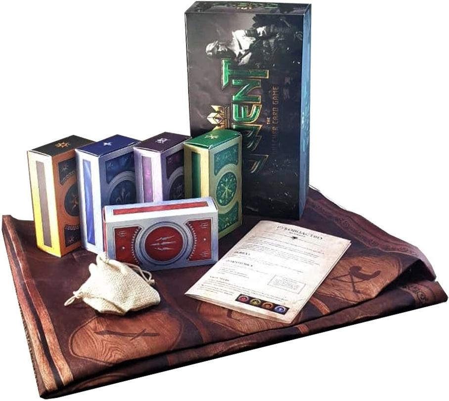 Настольная карточная игра Гвинт (Gwent The Witcher Card Game) + Дополнение + игра Ведьмак 3: Дикая охота